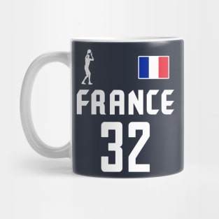 Wembanyama France Jersey (Front/Back) Mug